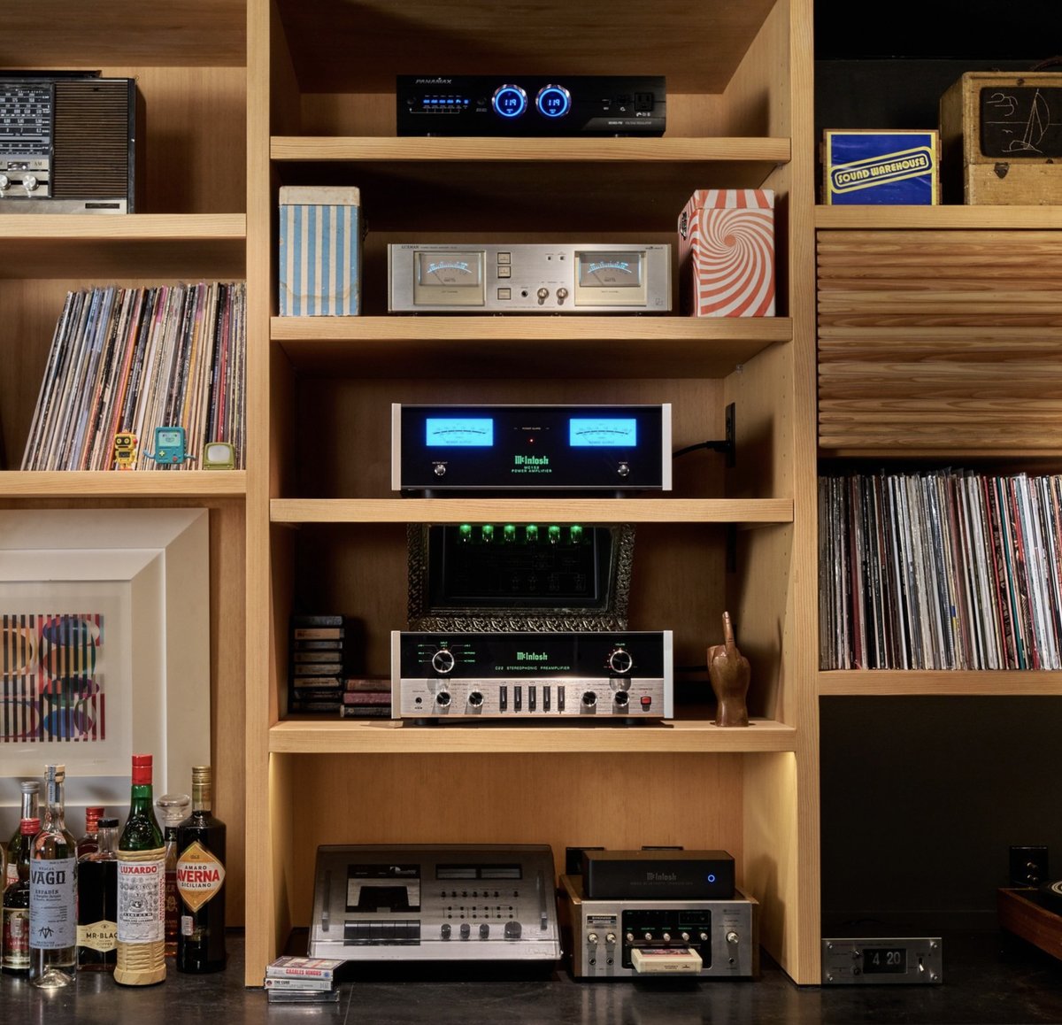 Equipment Room — listening bar at Hotel Magdalena