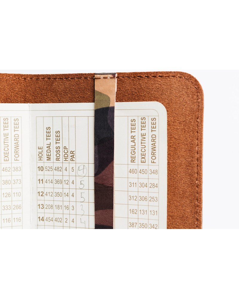 Bluegrass Fairway Horween Leather Scorecard Holder Vintage Bourbon · view 3 of 4
