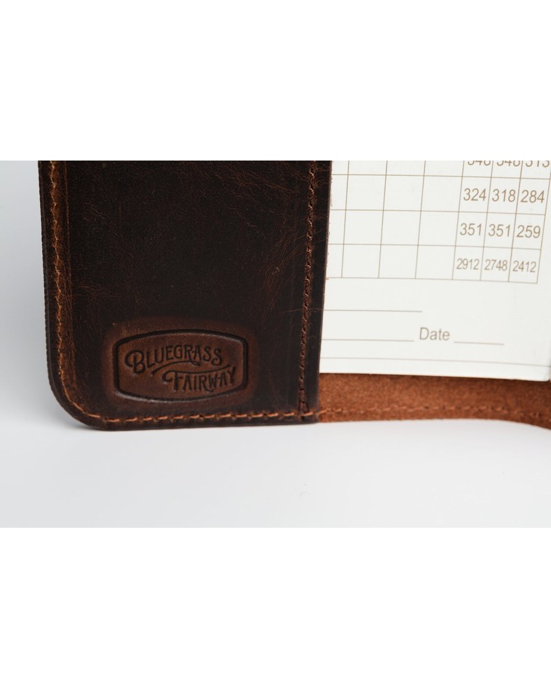 Bluegrass Fairway Horween Leather Scorecard Holder Vintage Bourbon · view 4 of 4