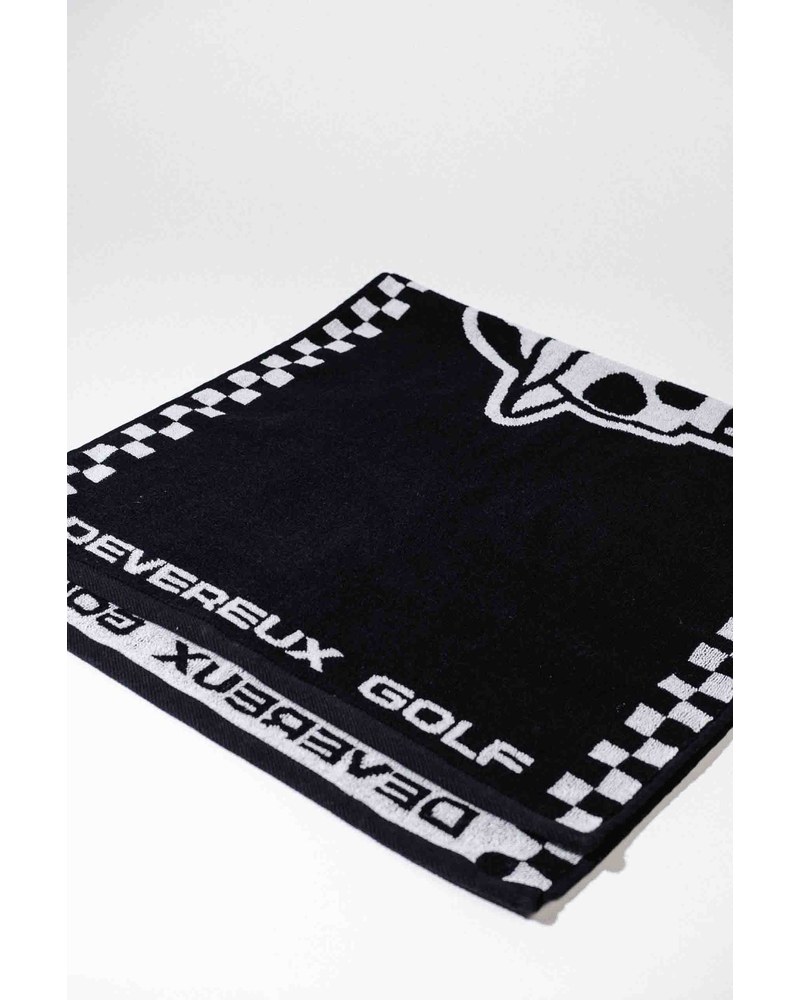 Devereux Golf Skull Caddie Knitted Towel Black/White · view 4 of 4