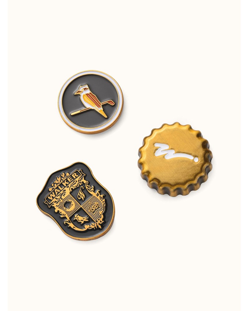 Walker Golf Things Ball Marker Crest 3-Pack · view 1 of 4