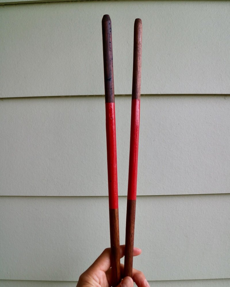 Out West Atelier Painted Walnut Sticks · view 3 of 4