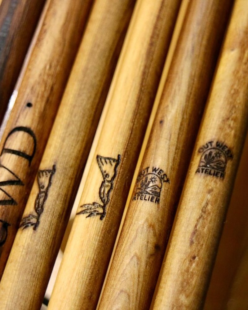 Out West Atelier Painted Walnut Sticks · view 4 of 4