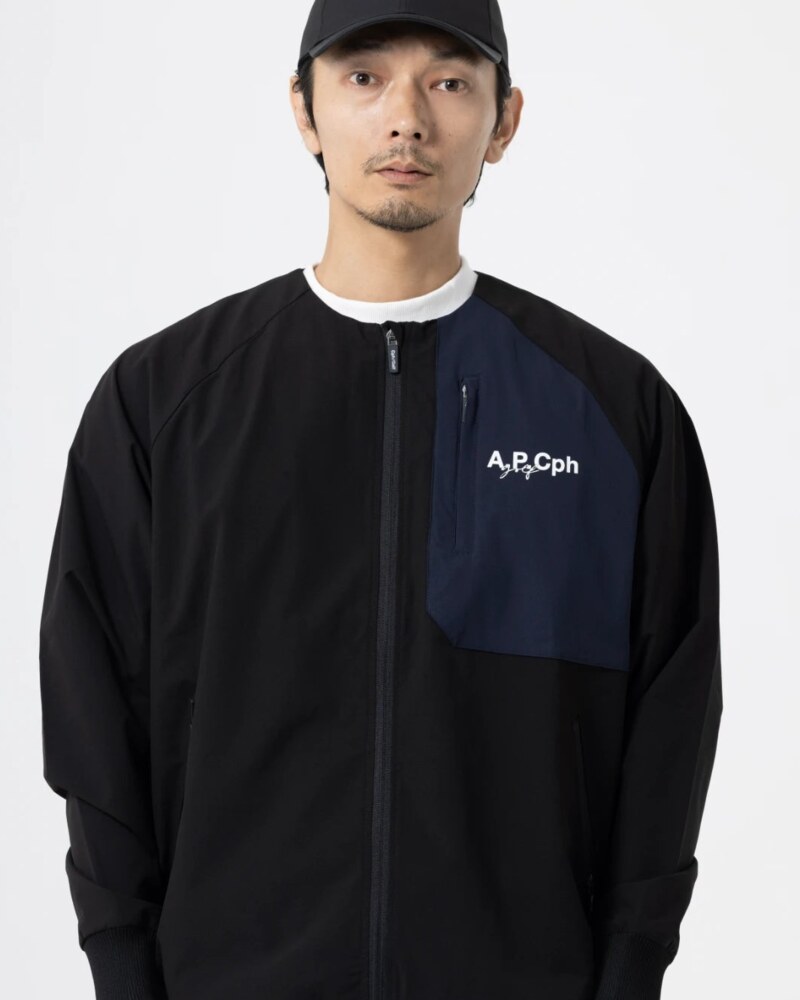 A.P.Cph/Golf all weather six panel cap in navy · view 2 of 4