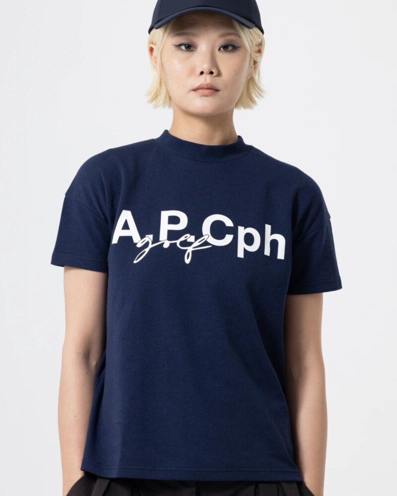 A.P.Cph/Golf all weather six panel cap in navy · view 4 of 4