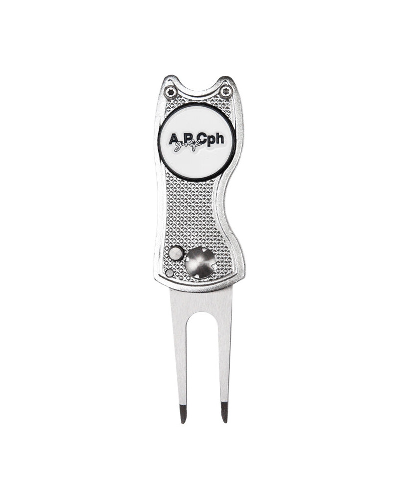 A.P.Cph/Golf folding green fork divot tool with magnetic ball marker · view 1 of 3