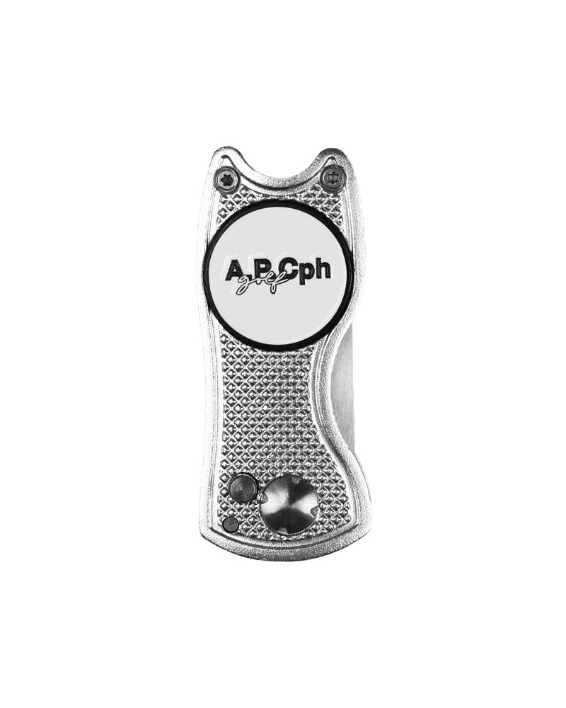 A.P.Cph/Golf folding green fork divot tool with magnetic ball marker · view 3 of 3