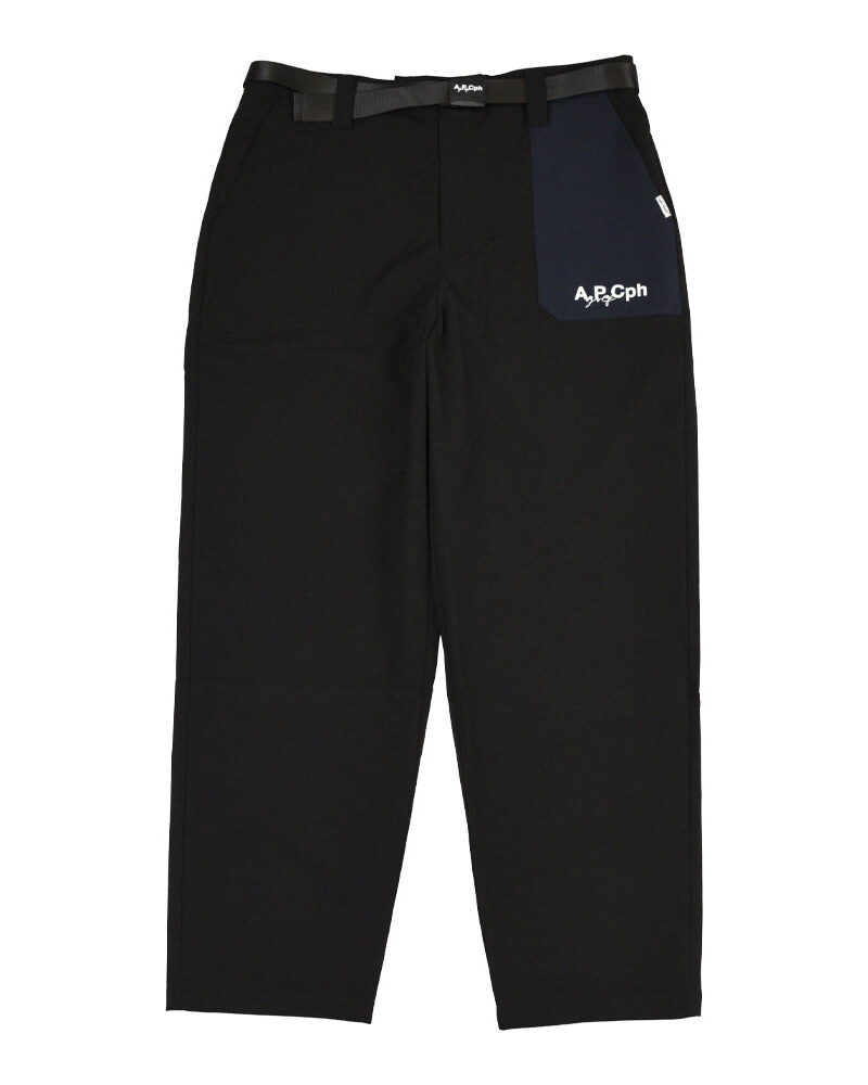 A.P.Cph/Golf adjustable pants in black · view 1 of 4