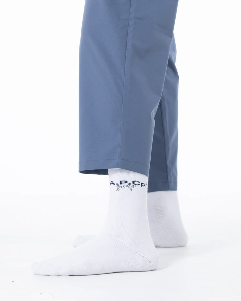A.P.Cph/Golf two pack socks in white and navy · view 3 of 4