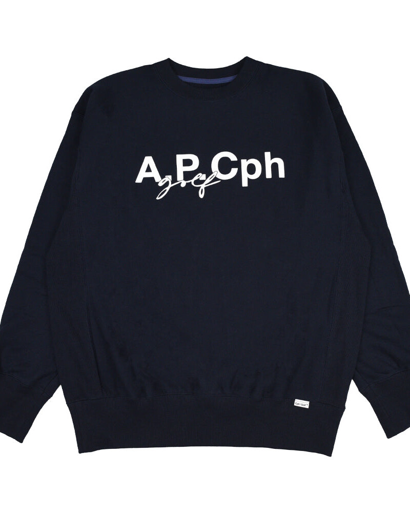 A.P.Cph/Golf sweat pullover in navy · view 1 of 4