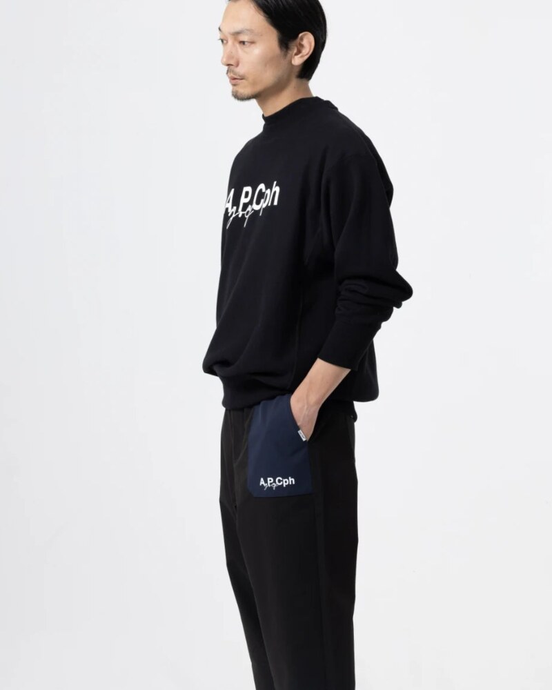 A.P.Cph/Golf sweat pullover in navy · view 3 of 4