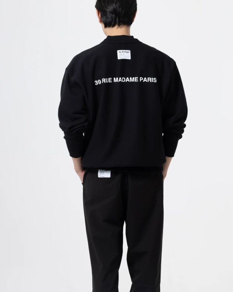 A.P.Cph/Golf sweat pullover in navy · view 4 of 4