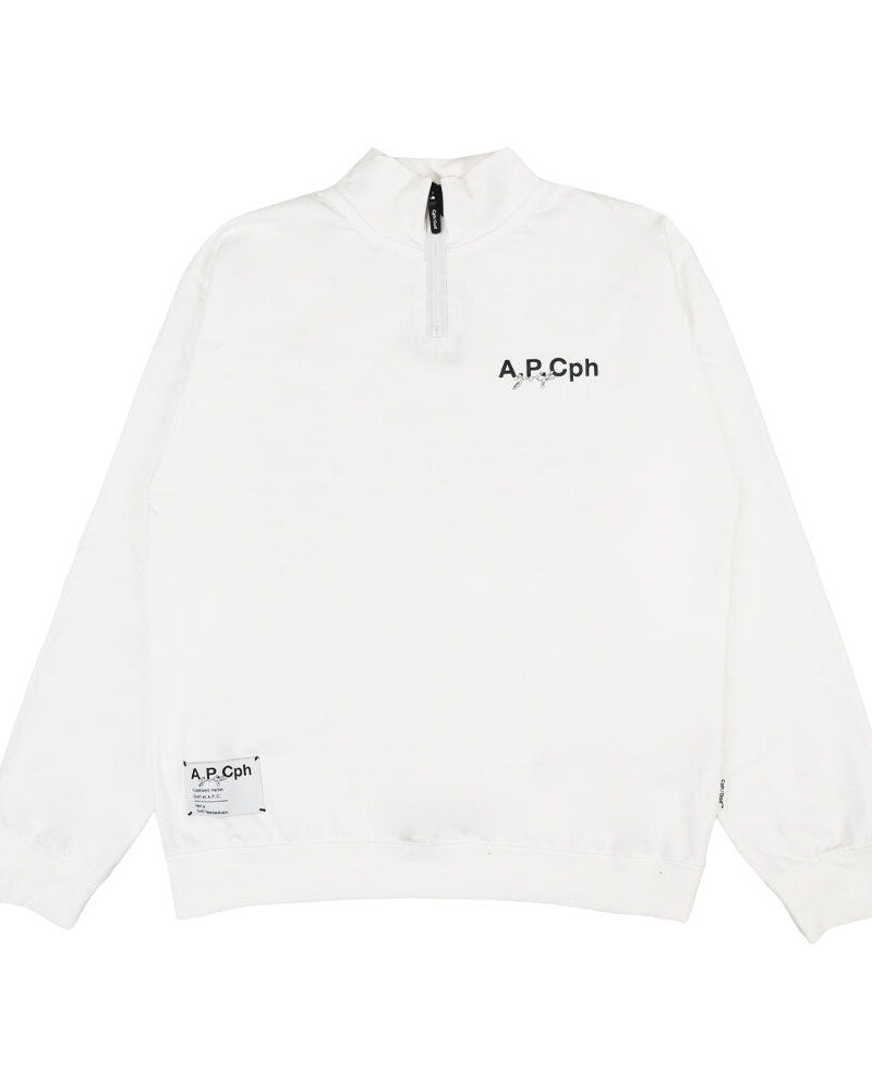 A.P.Cph/Golf women's half zip mademoiselle mock neck tee · view 1 of 4