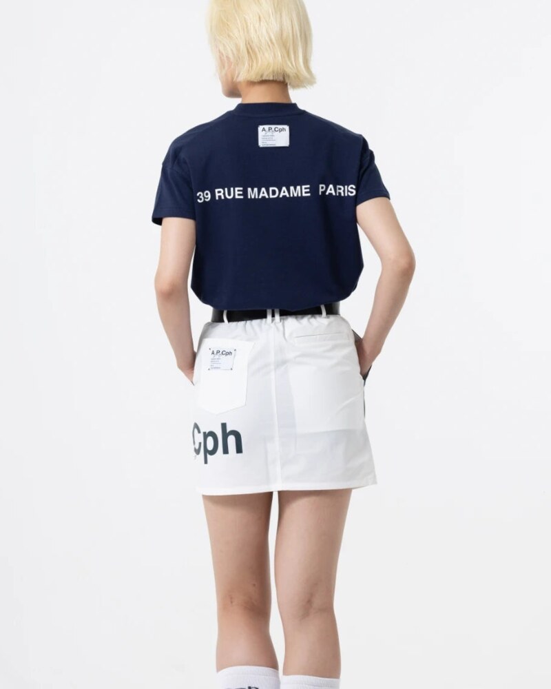 A.P.Cph/Golf women's half mock neck tee · view 3 of 4