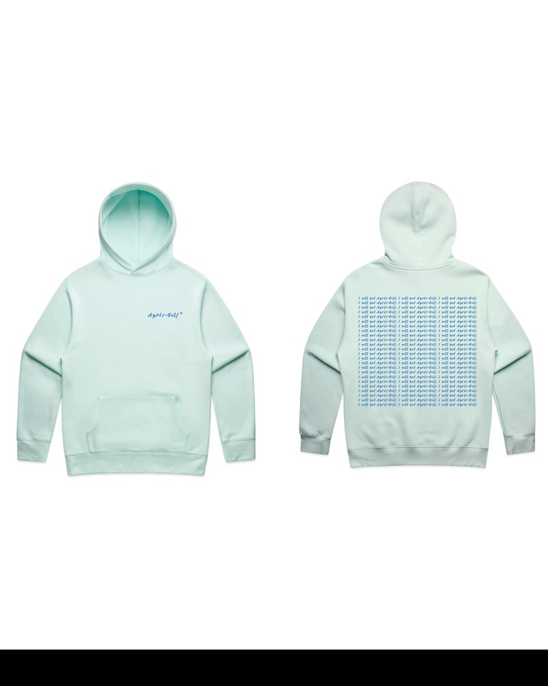 I Will Not Aprs-Golf Hoodie · view 3 of 3