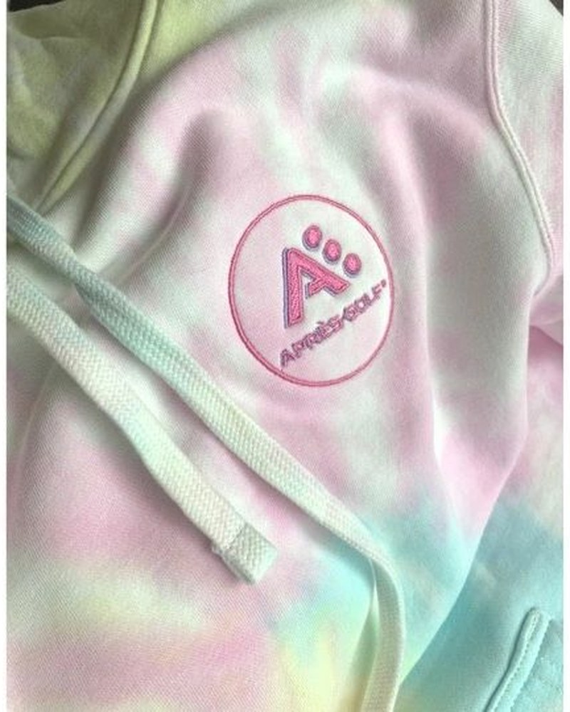 Sunset Twirl Original Pink Logo Hoodie · view 2 of 3
