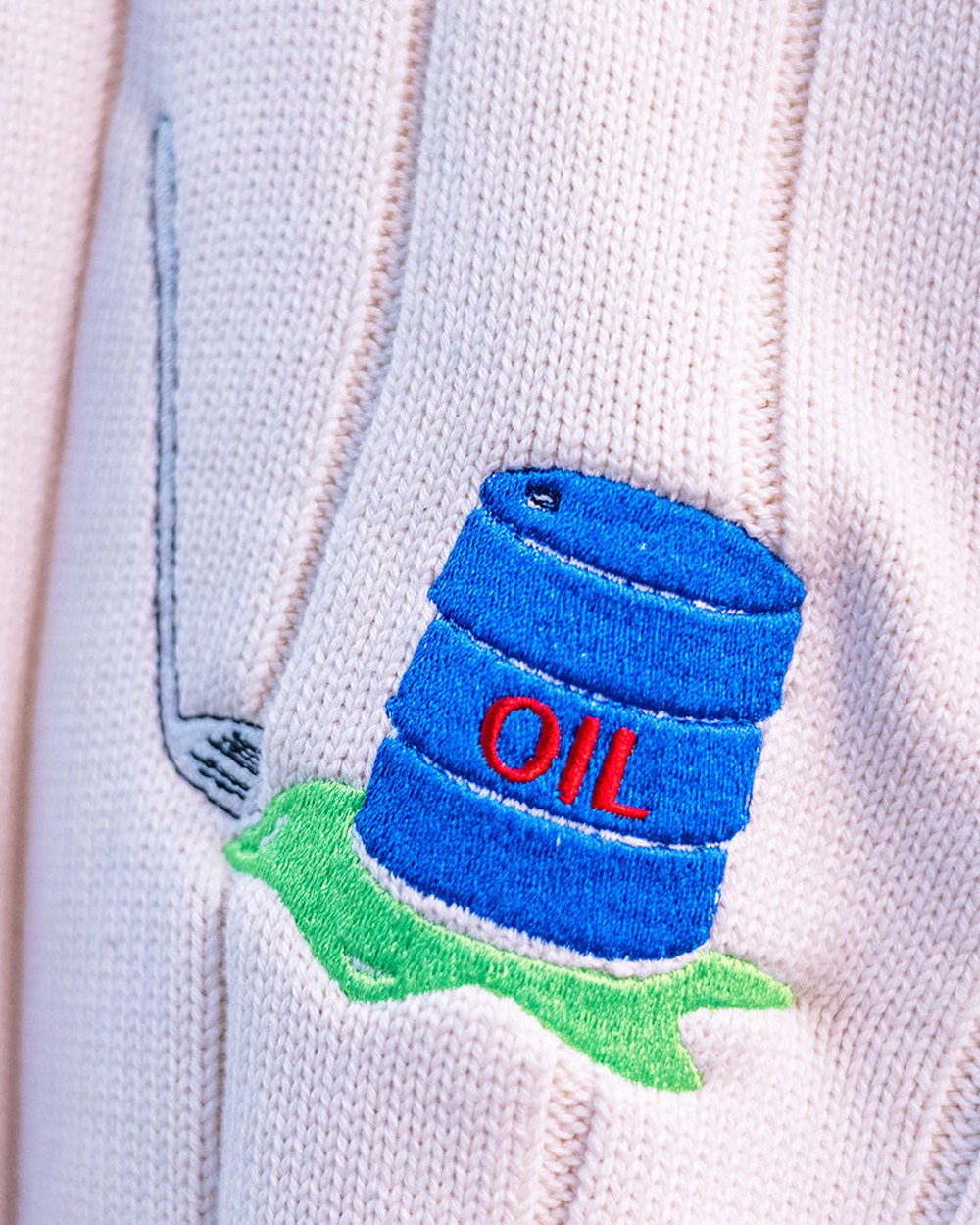 Found Golf campaign image: Embroidery detail