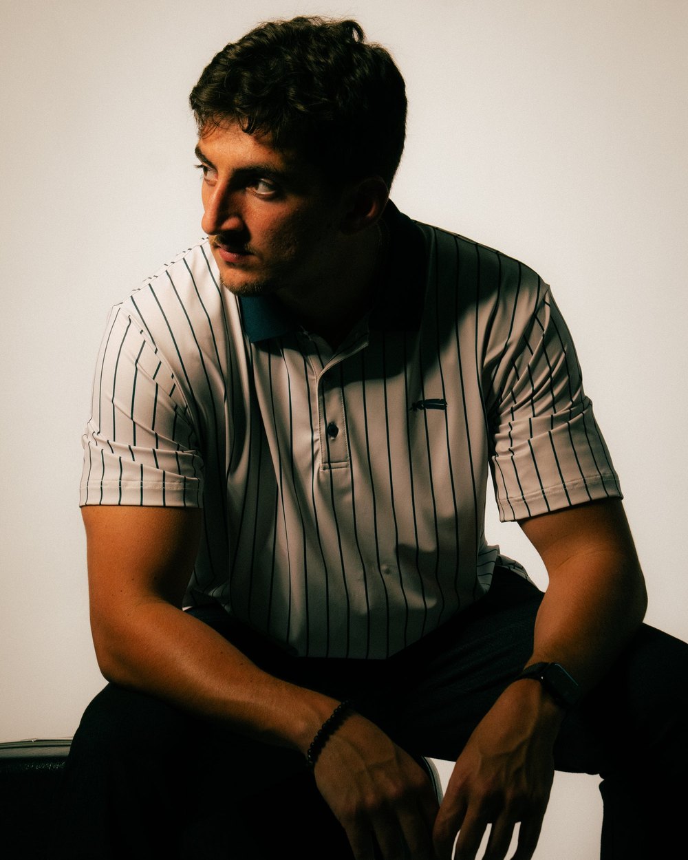Kingfisher Golf campaign image: Lit like a film still