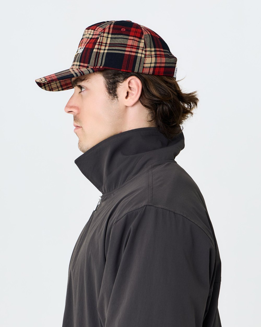 Left of Field Heritage Plaid Cap Red · view 3 of 4