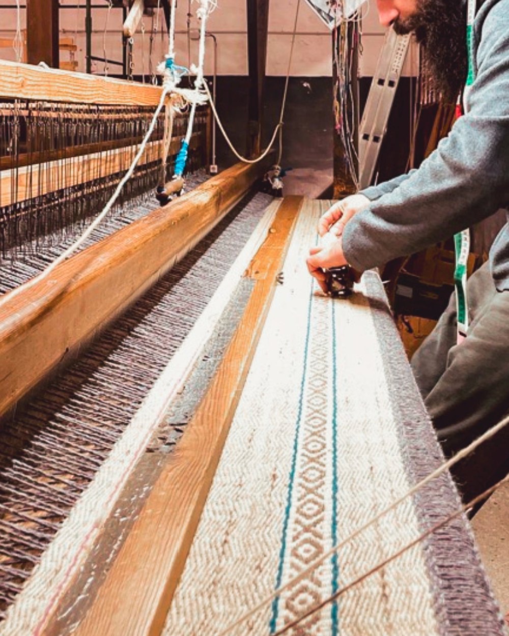 Mogshade campaign image: On the loom