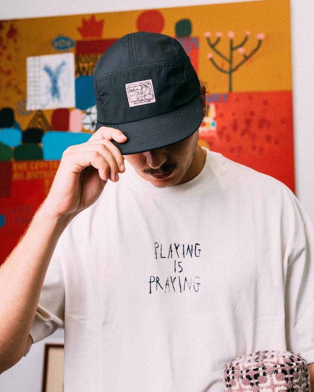 Mogshade Playing Is Praying T-Shirt · view 2 of 4