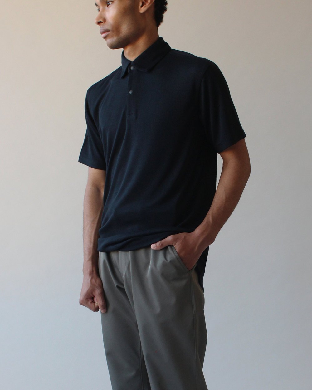 Sentinel Golf campaign image: The merino polo