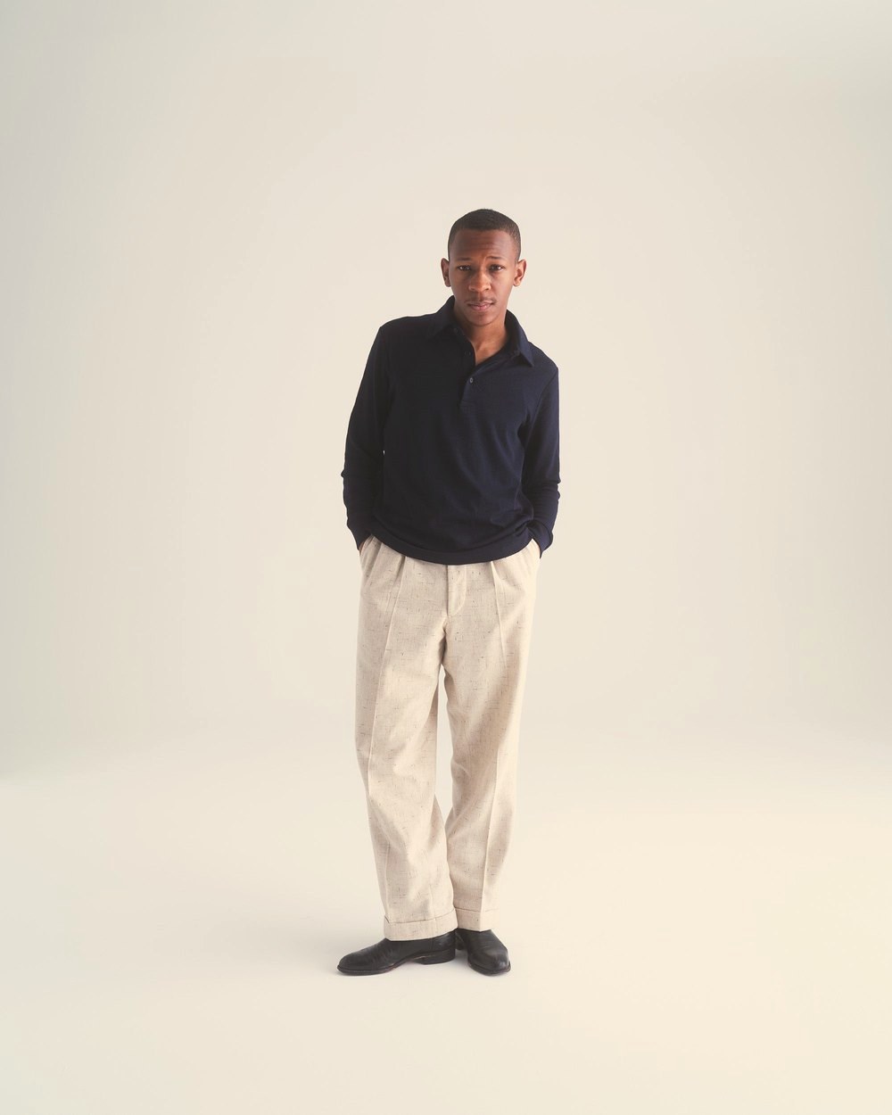 Whim Golf campaign image: The merino long sleeve