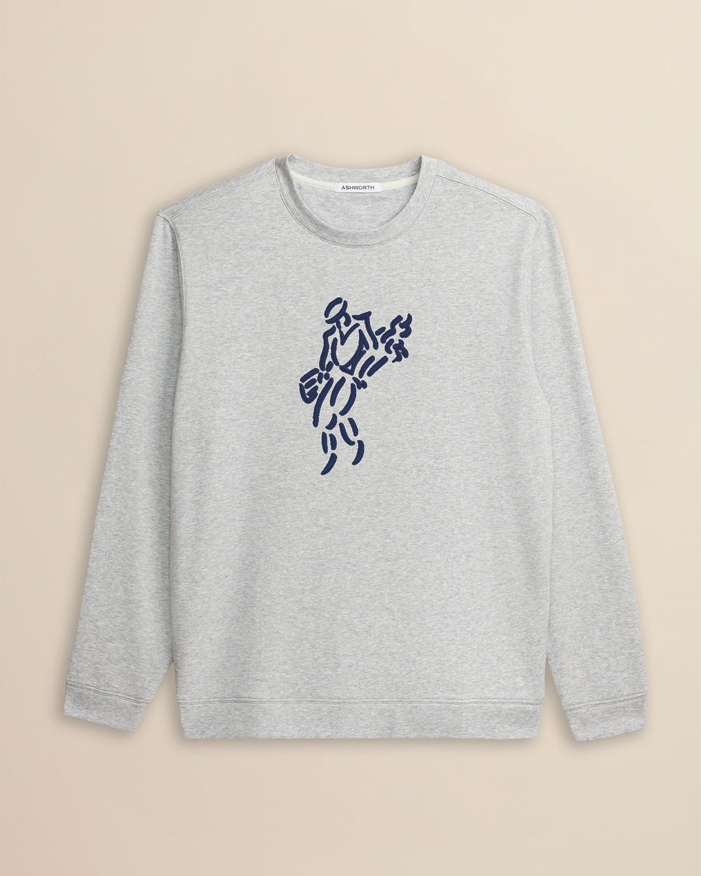 Ashworth Golfman Satin Stitch Crew · view 1 of 4