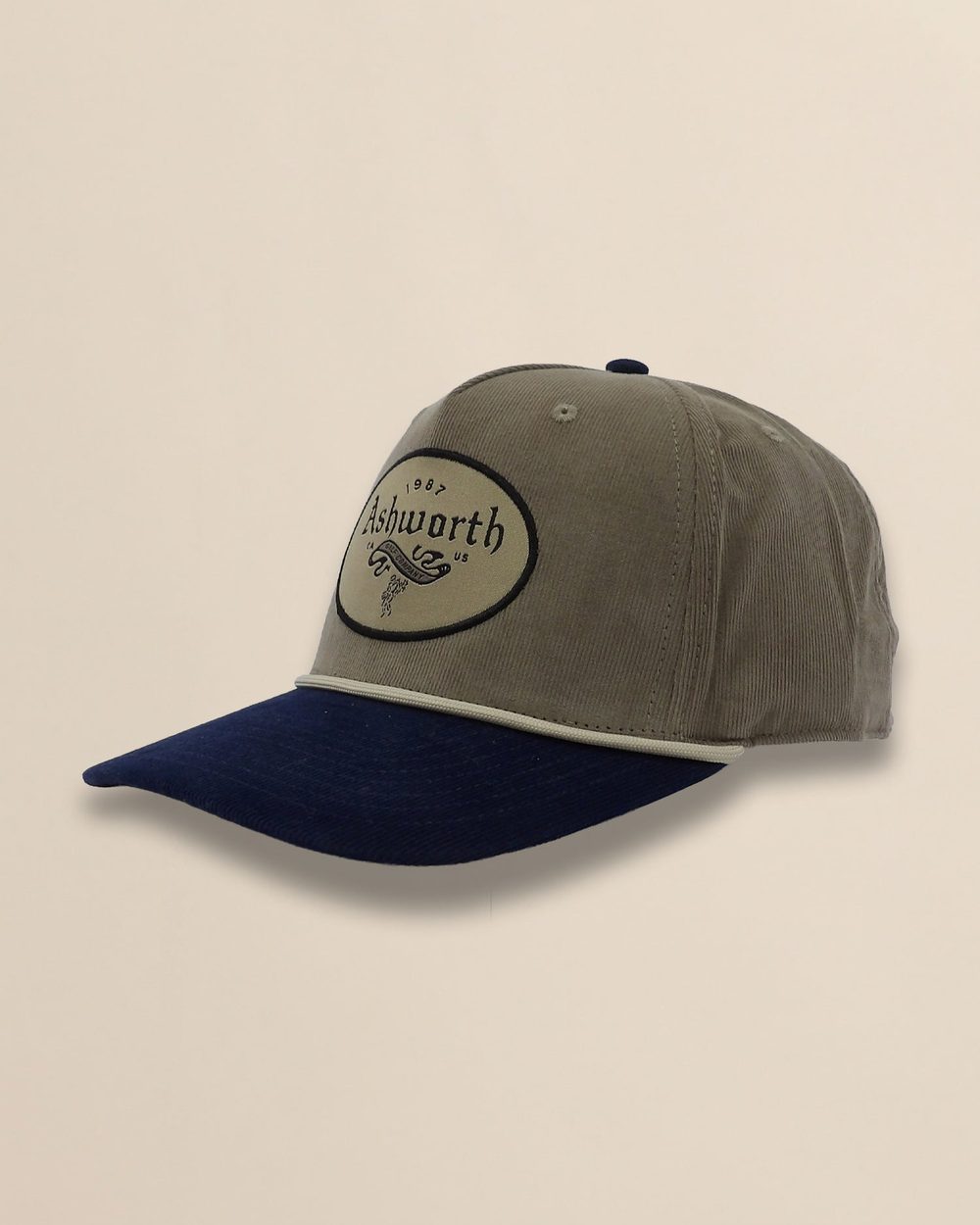 Ashworth Micro Cord Vintage Woven Patch Cap · view 1 of 3