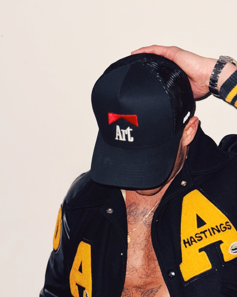 Aug 11 Art Mesh Trucker Black · view 2 of 5
