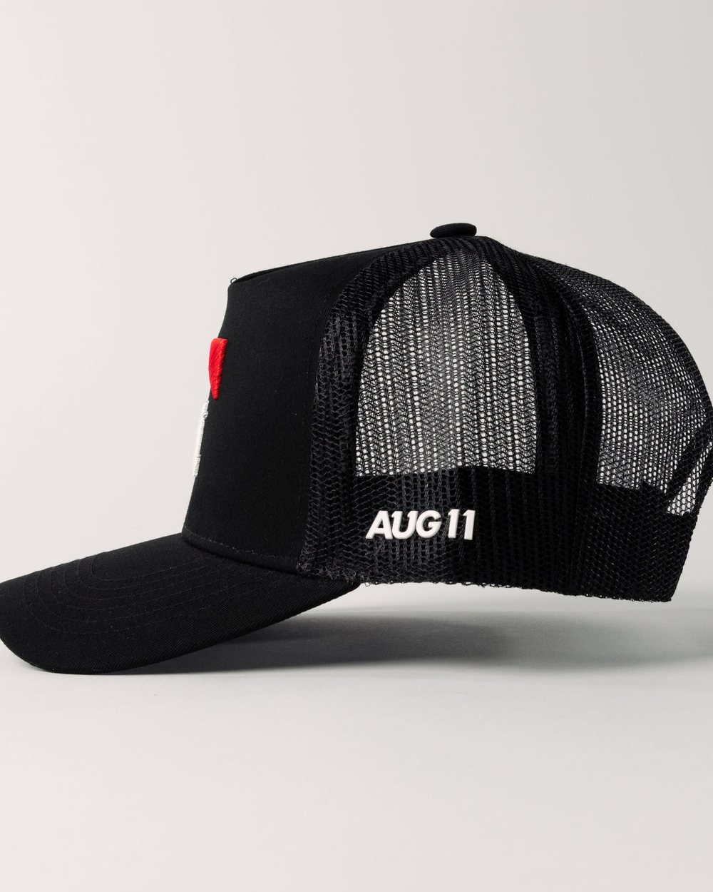 Aug 11 Art Mesh Trucker Black · view 5 of 5