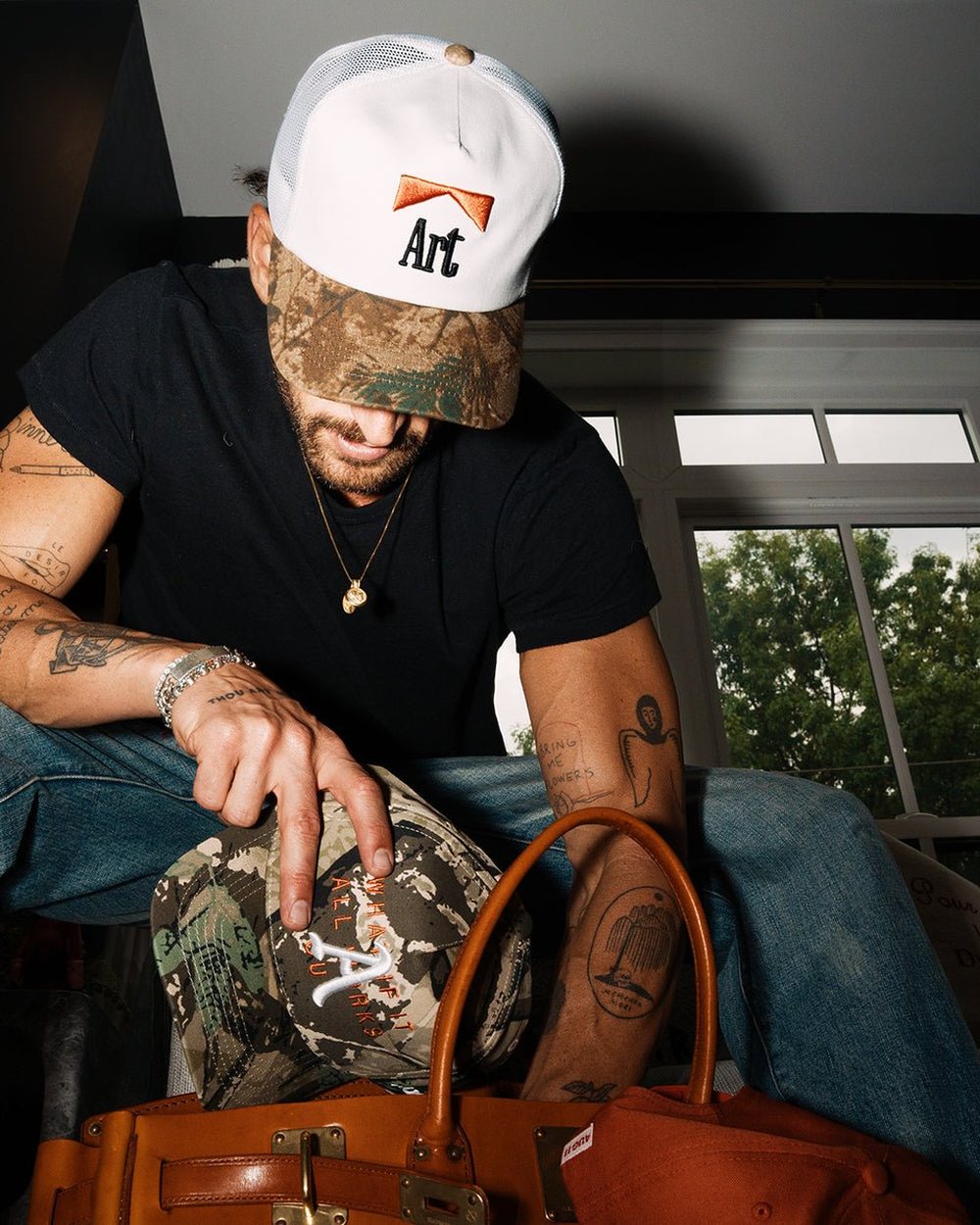 Aug 11 Art White Trucker Camo The Refill · Unstructured · view 2 of 5