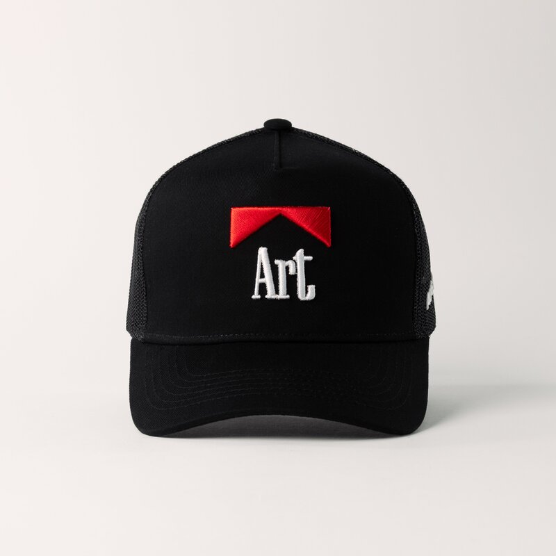 Aug 11 Art Mesh Trucker — Black