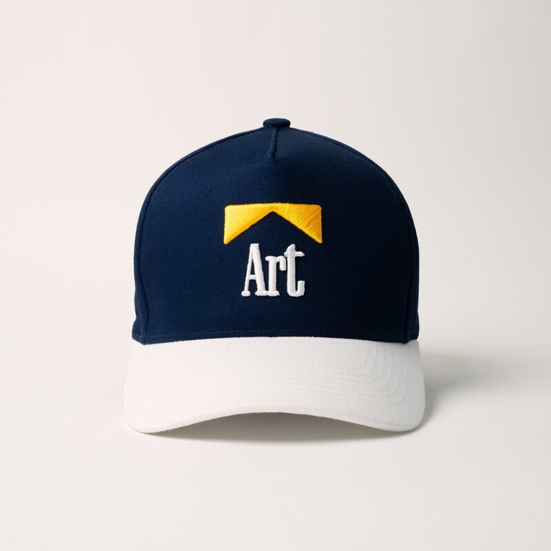 Aug 11 Art Snapback — Navy/Gold