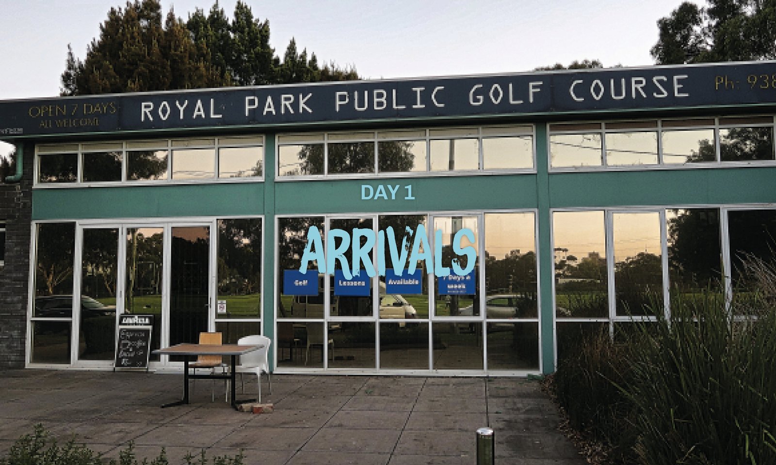 Random Golf Club Australia Major, arrivals day at Royal Park public golf course, Melbourne