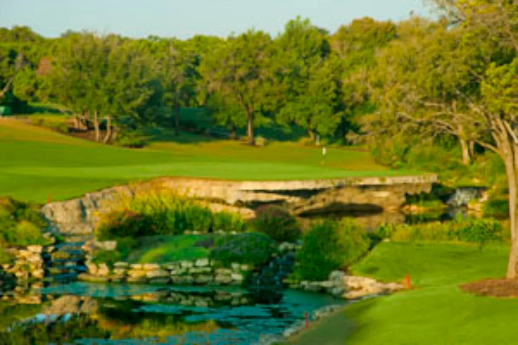 Falconhead Golf Club par-3 8th hole — Austin Golf Road Trip