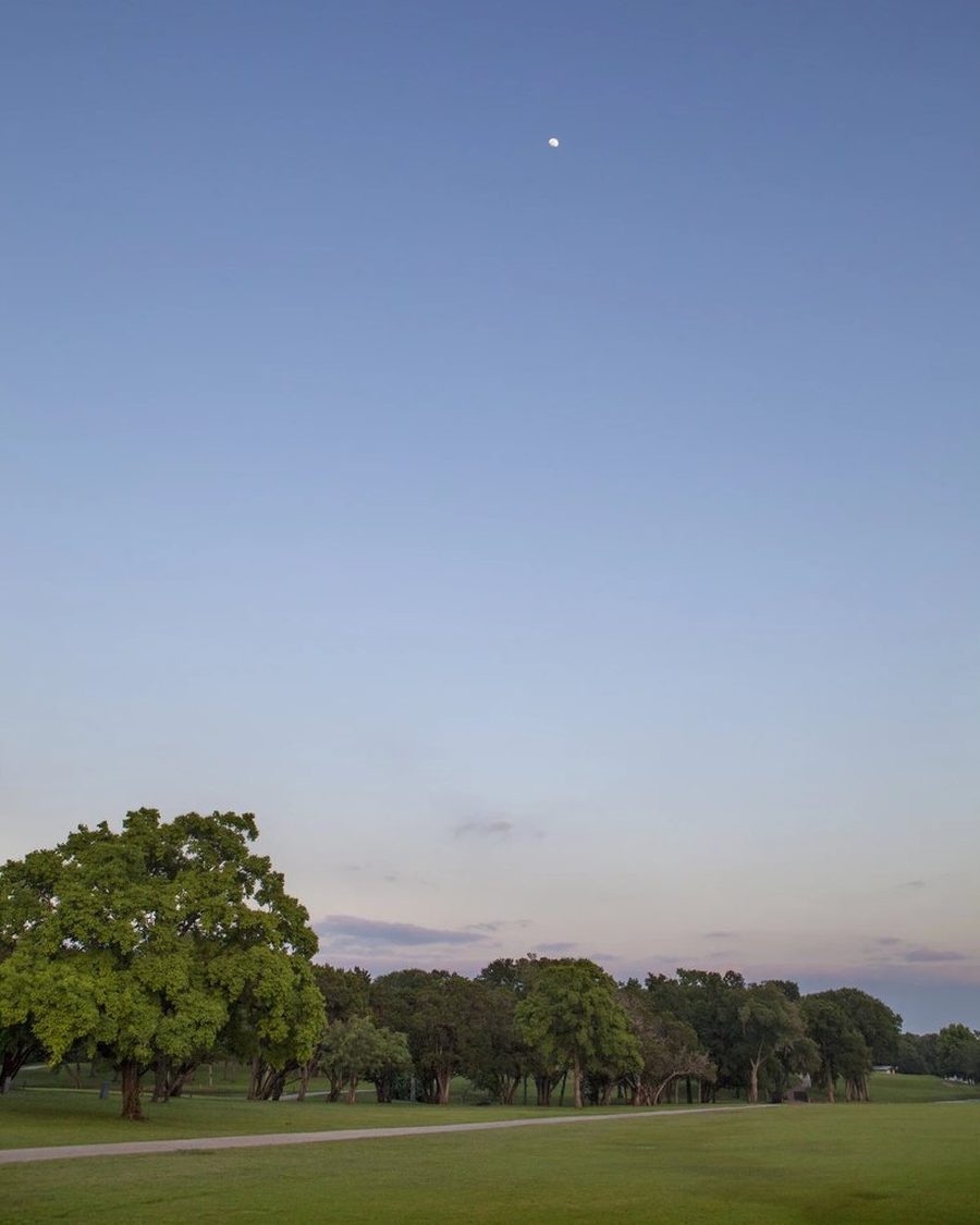 Dusk over the fairways at Lions Municipal Golf Course