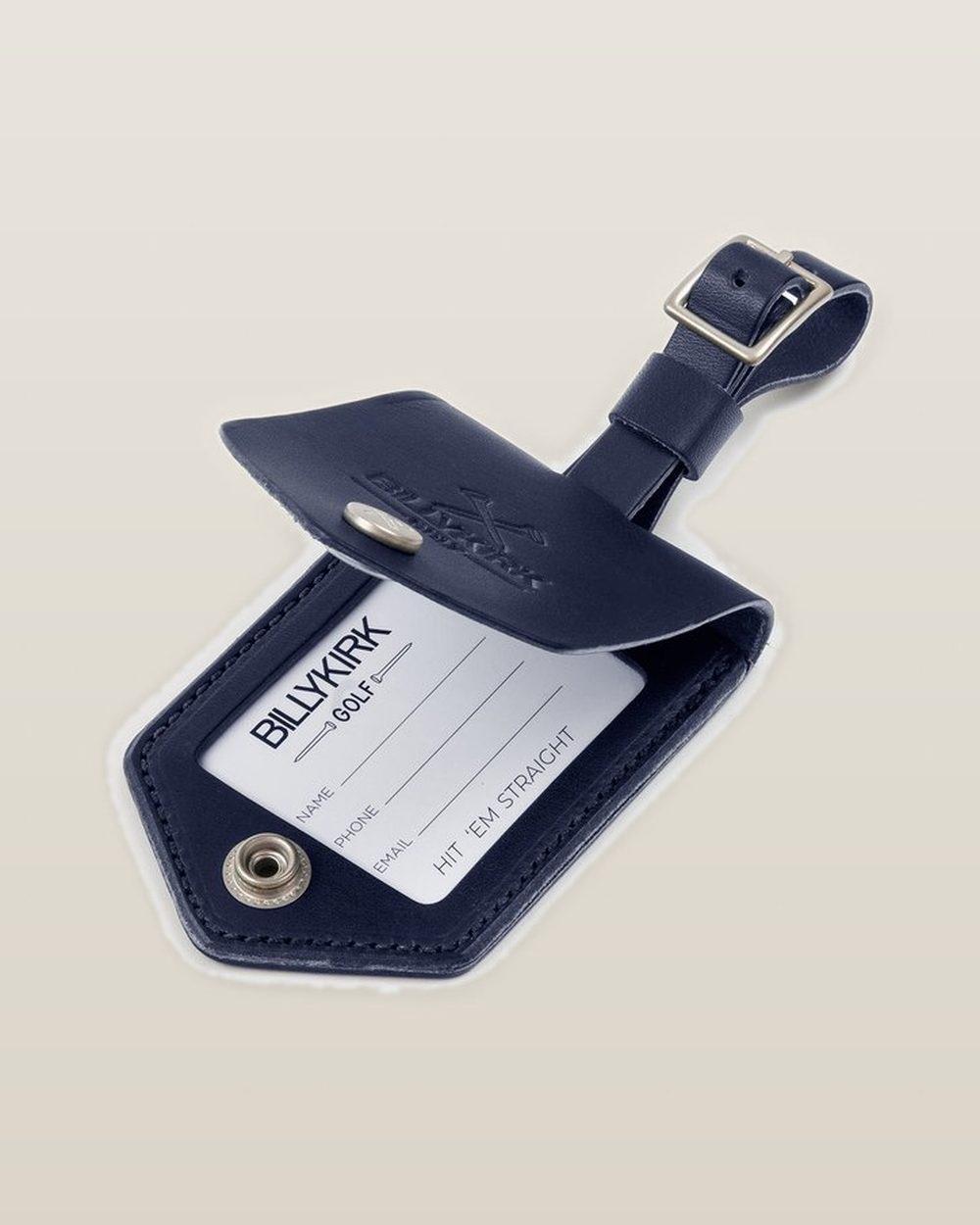 Billykirk No. 575 Golf Bag Tag, Navy · view 2 of 2