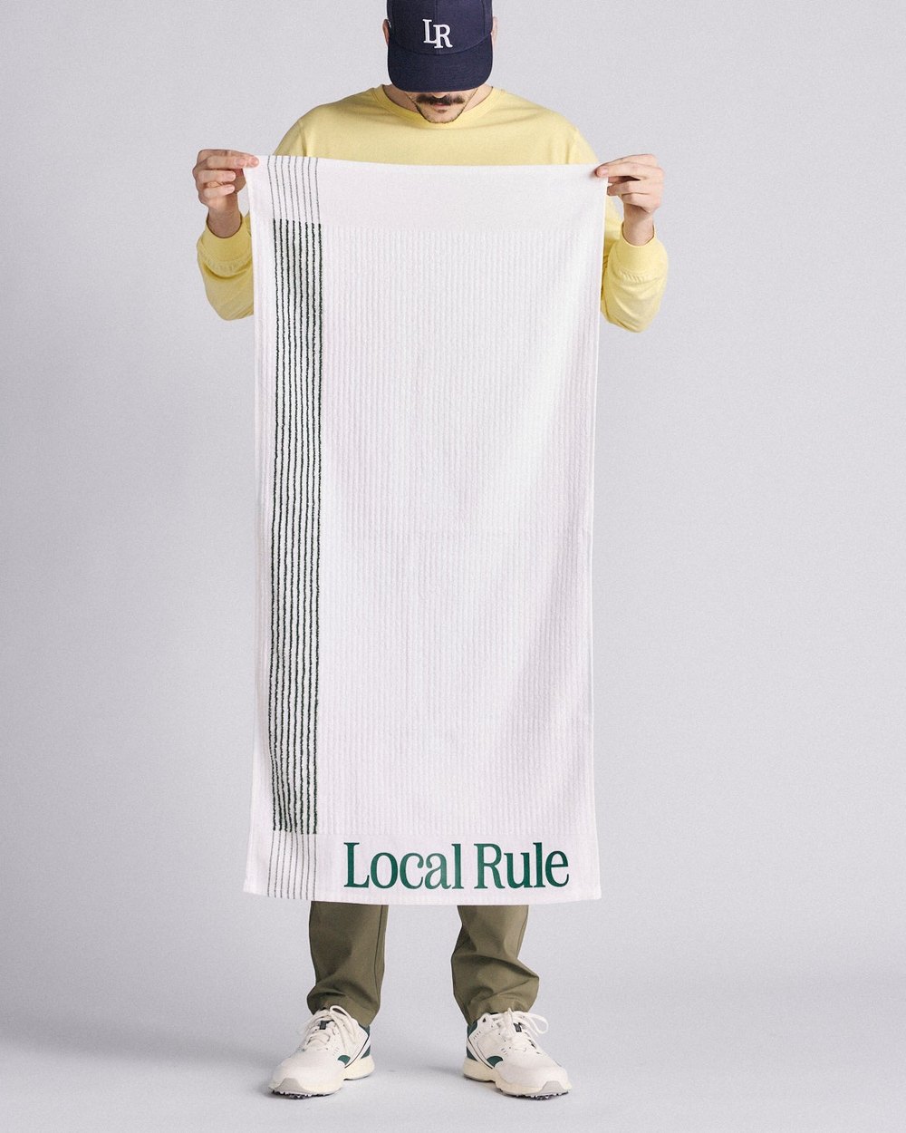 Local Rule Gym Towel, White · view 1 of 4