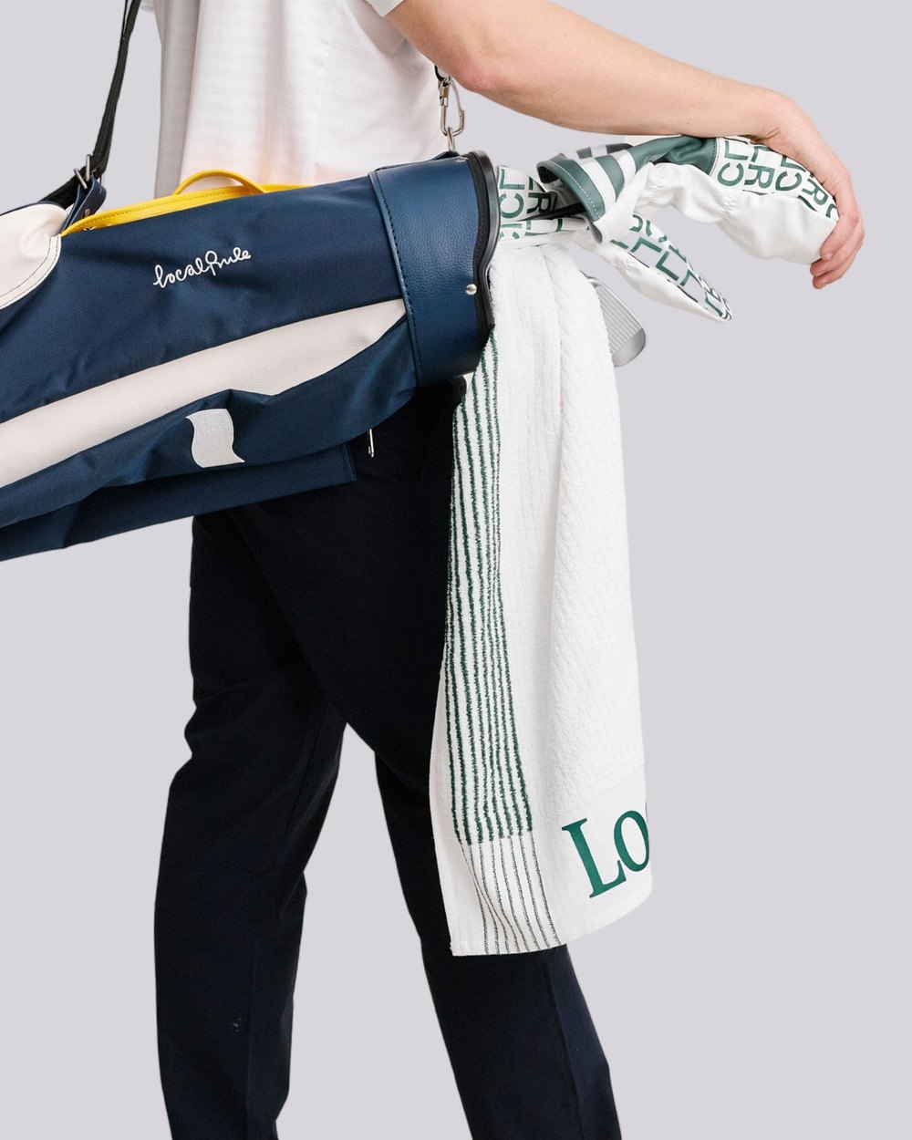 Local Rule Gym Towel, White · view 3 of 4