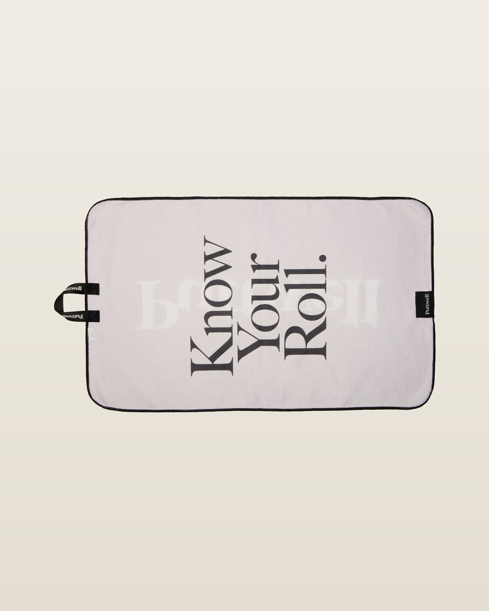 Puttwell Know Your Roll Mini Towel, Black/White · view 2 of 2