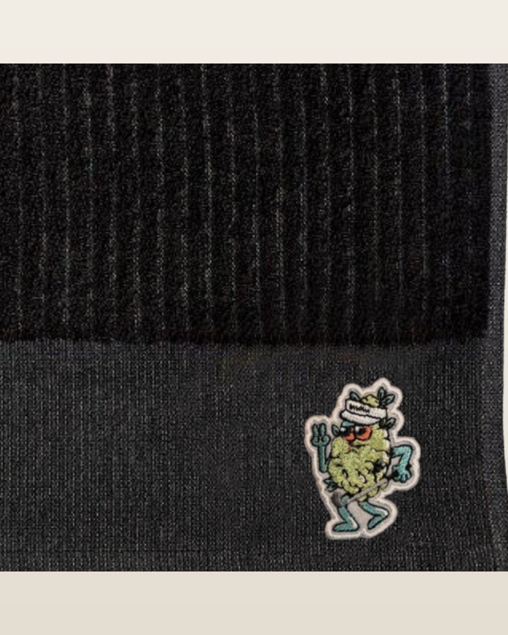 Hidden Links Society Bud Chenille Caddie Towel, Black · view 2 of 2