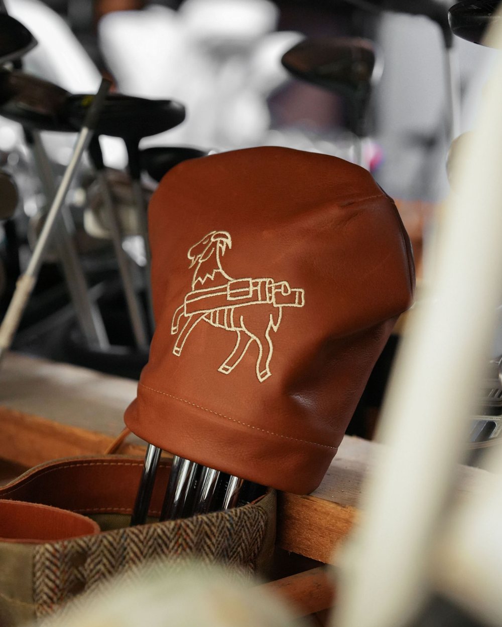 Seamus Golf British Tan Aniline Leather Iron Cover · view 2 of 4