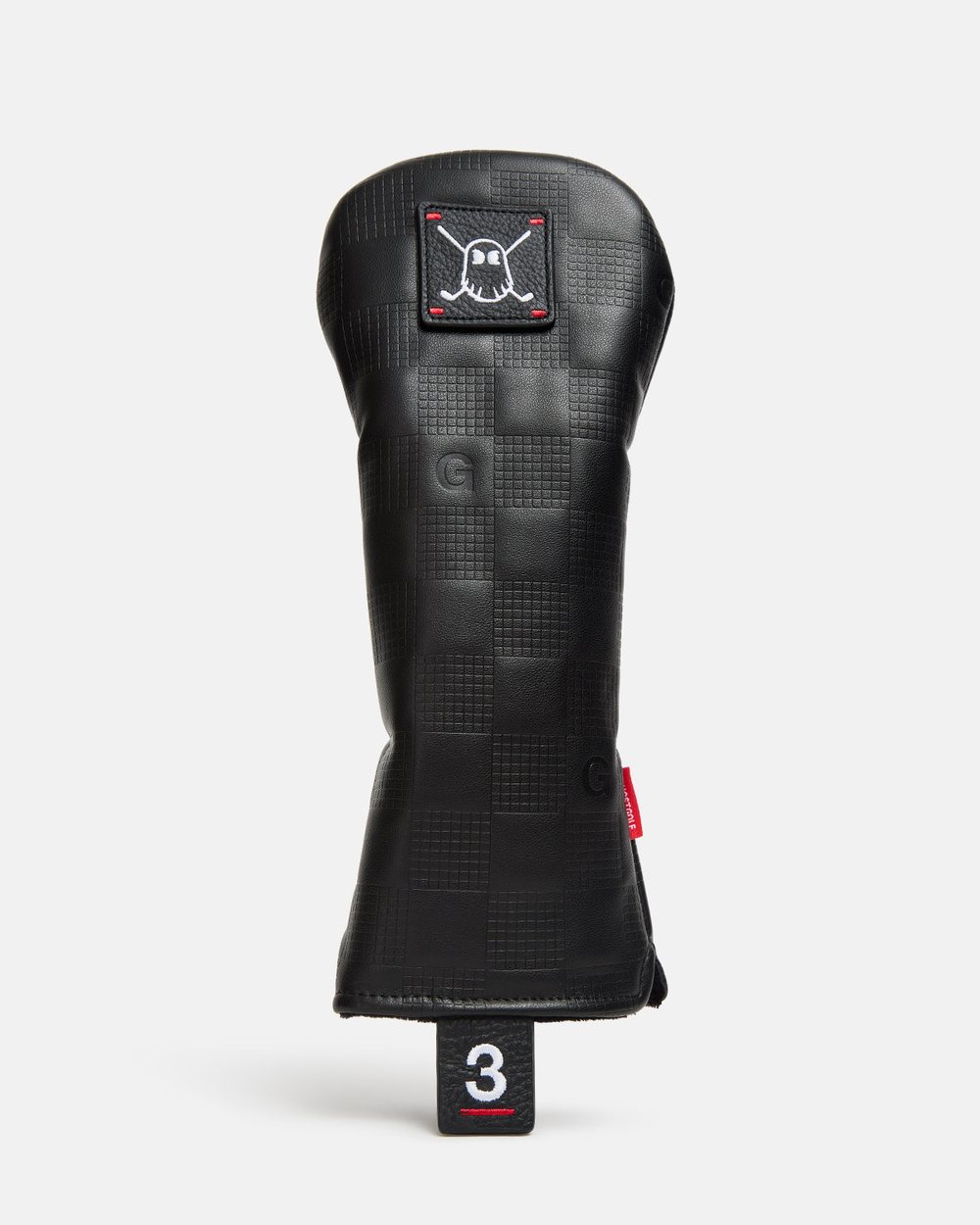 Ghost Golf Checkered Headcover, Black · view 3 of 4