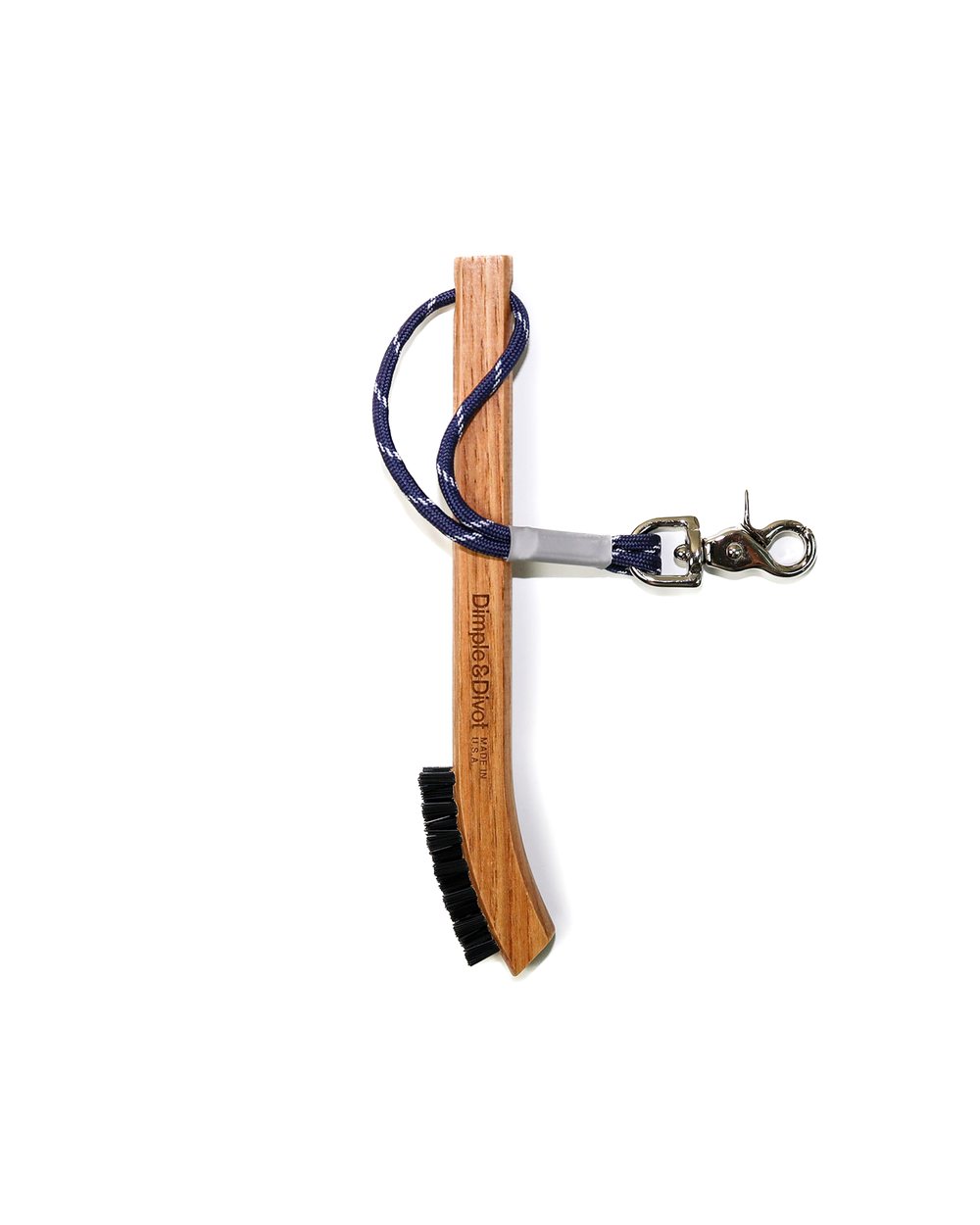 Dimple & Divot Hickory Golf Brush, Gravel · view 1 of 4