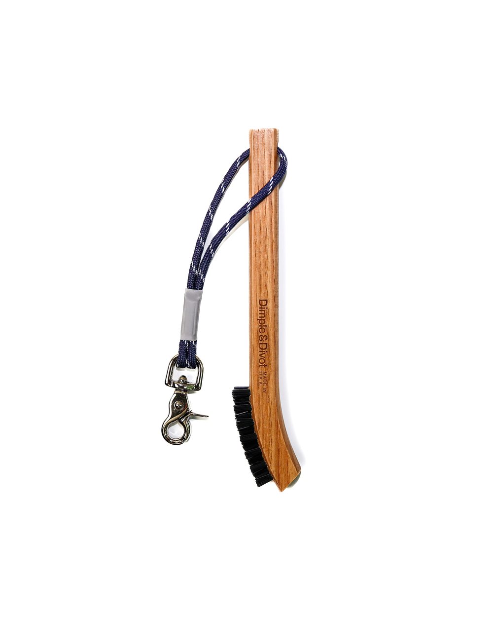 Dimple & Divot Hickory Golf Brush, Gravel · view 2 of 4