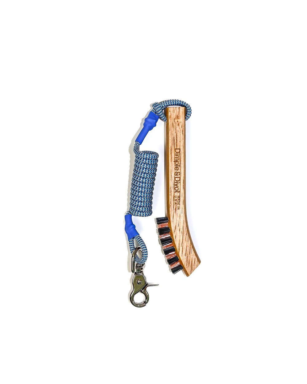 Dimple & Divot Hickory Golf Brush PRO+, Blue · view 1 of 4