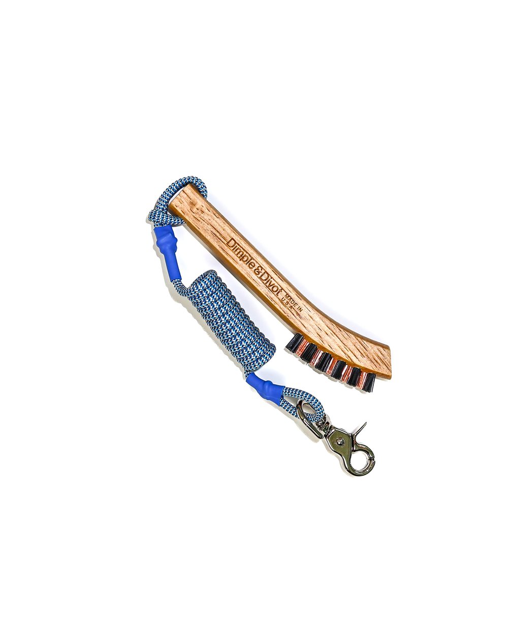 Dimple & Divot Hickory Golf Brush PRO+, Blue · view 2 of 4
