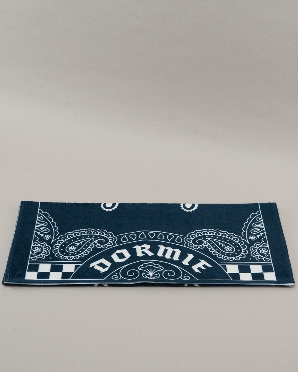 Dormie Workshop Paisley Towel, Navy · view 1 of 2