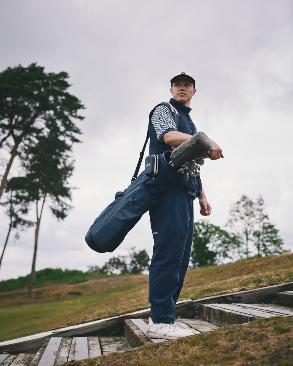 Hiroki photograph: Hiroki 'FTE' Sunday Golf Bag - Navy